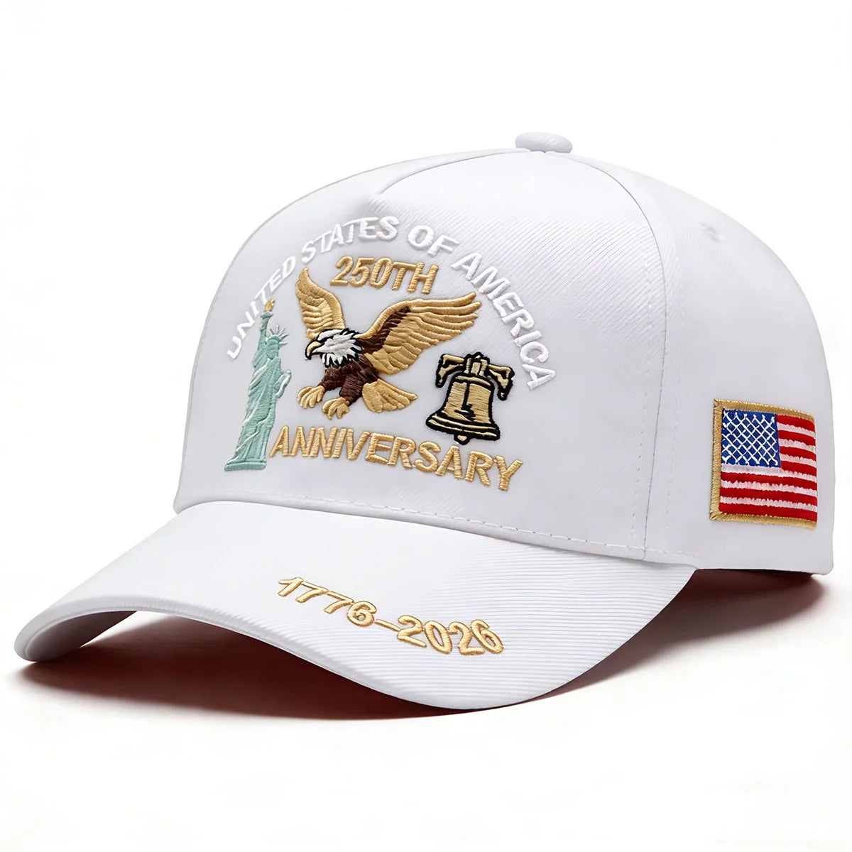 2026 USA 250th Anniversary Embroidered Unisex Cap