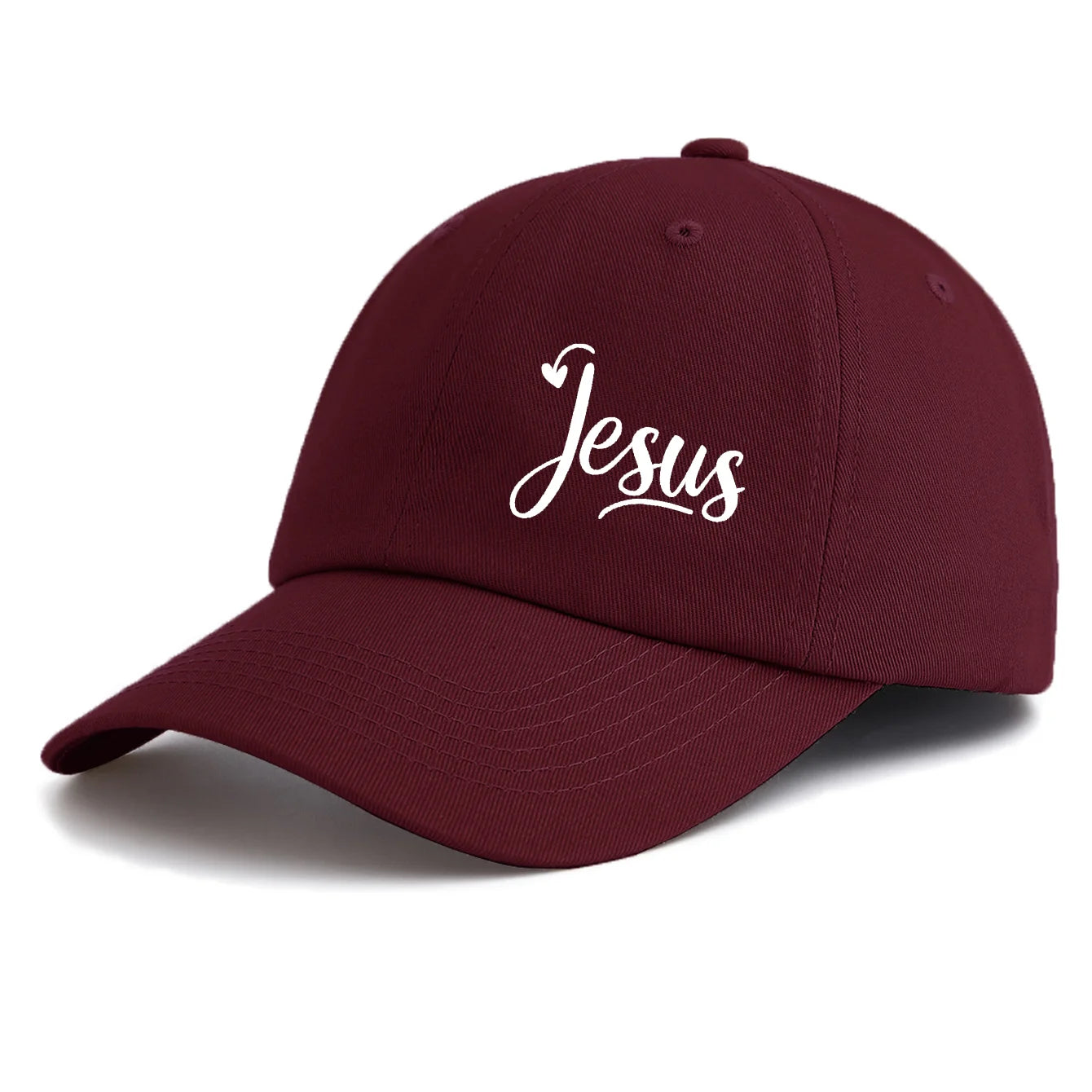 JESUS Print Baseball Cap for Adults