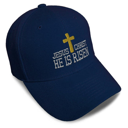 Unisex Embroidered He Is Risen Baseball Caps