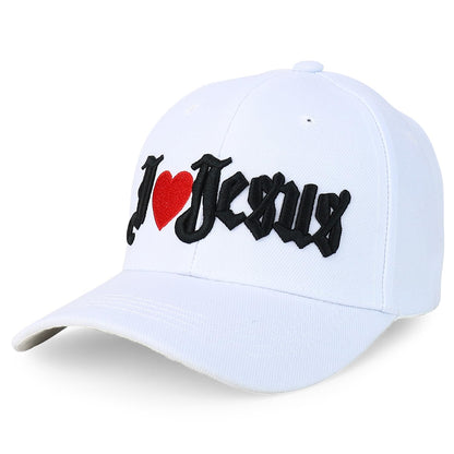 Jesus Praying Hand Embroidered Bold Faith Ball Cap