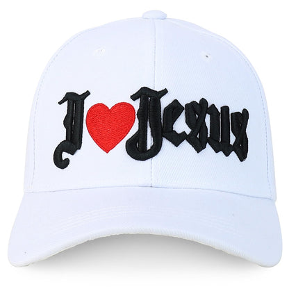 Jesus Praying Hand Embroidered Bold Faith Ball Cap