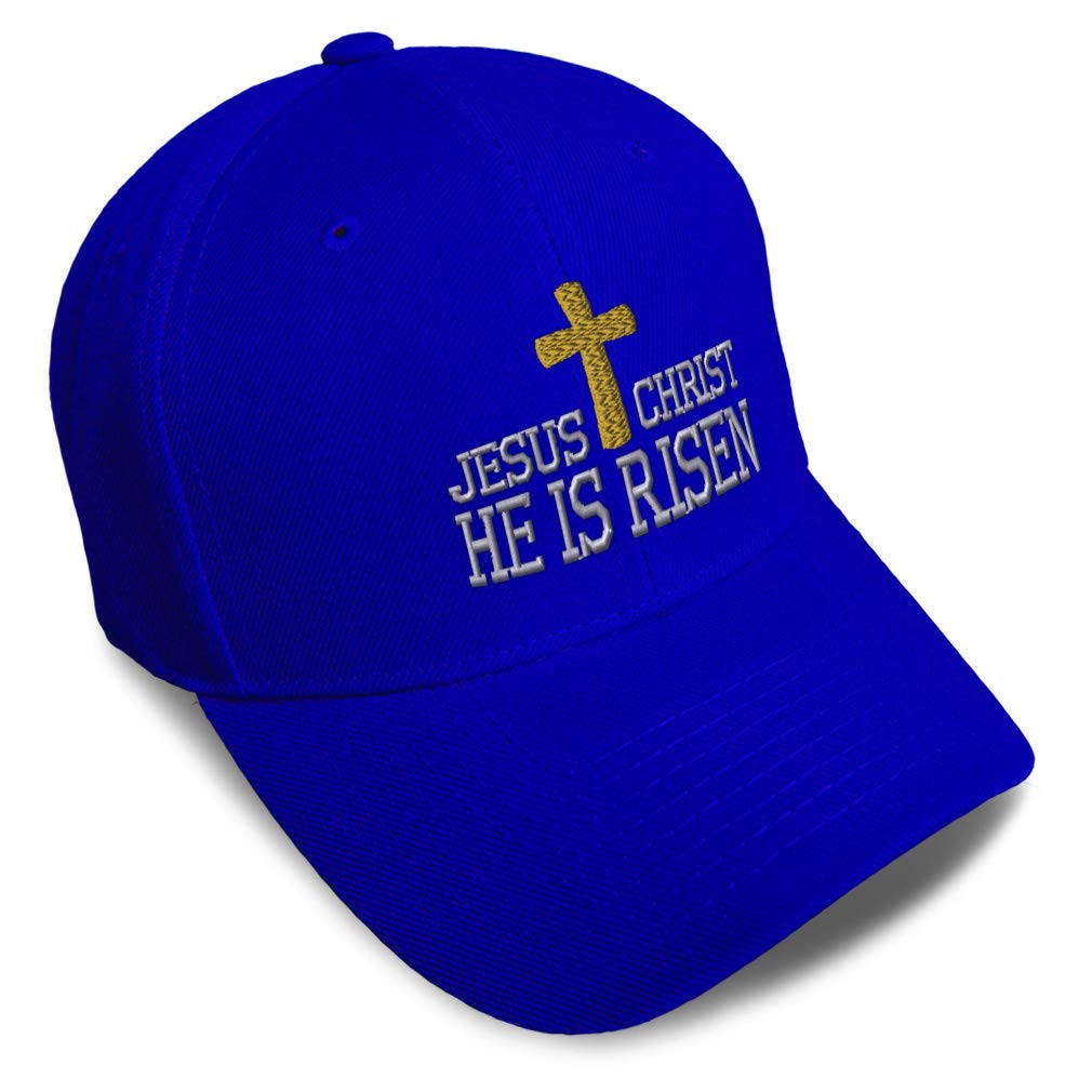 Unisex Embroidered He Is Risen Baseball Caps