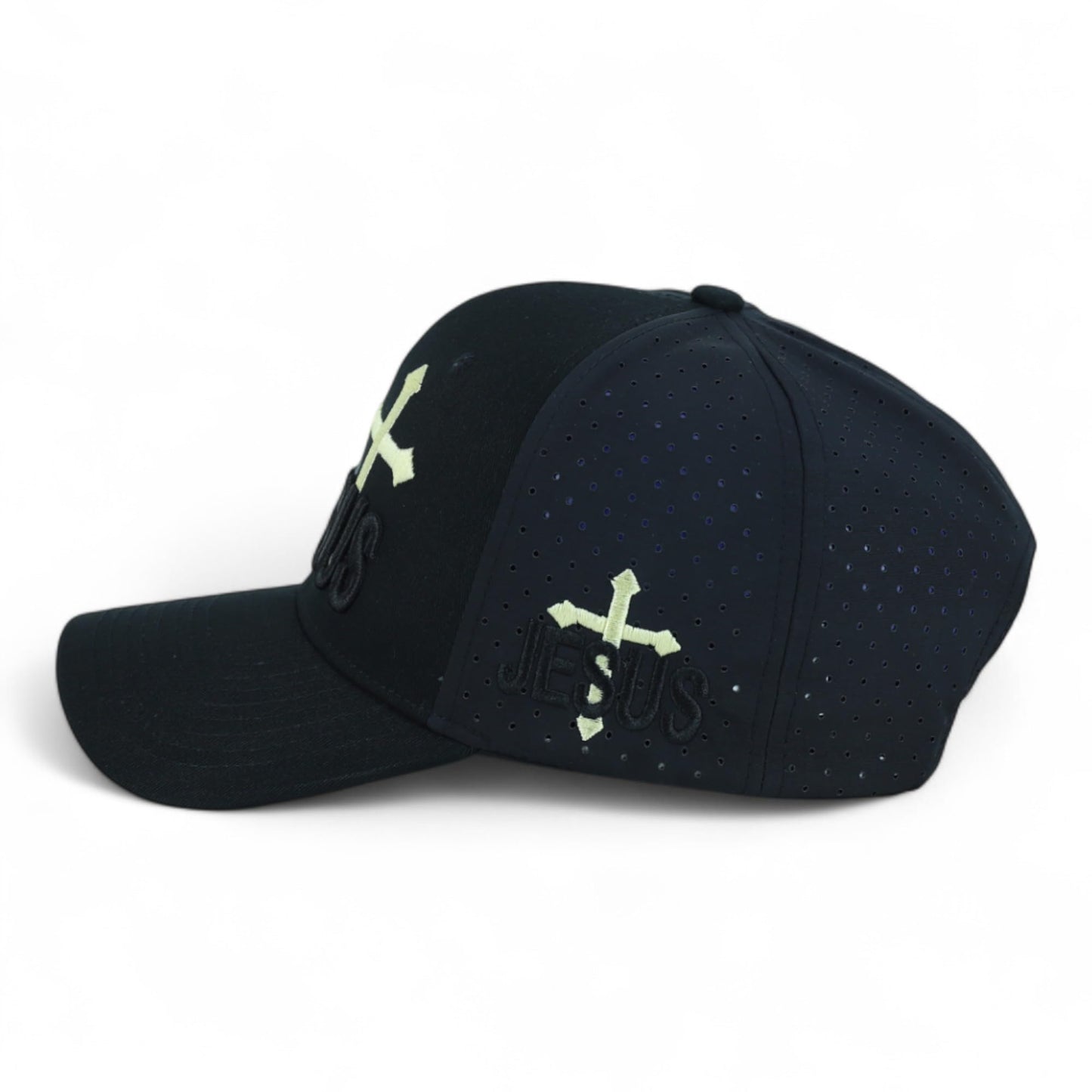 Jesus Praying Hand Embroidered Bold Faith Ball Cap