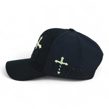 Jesus Praying Hand Embroidered Bold Faith Ball Cap