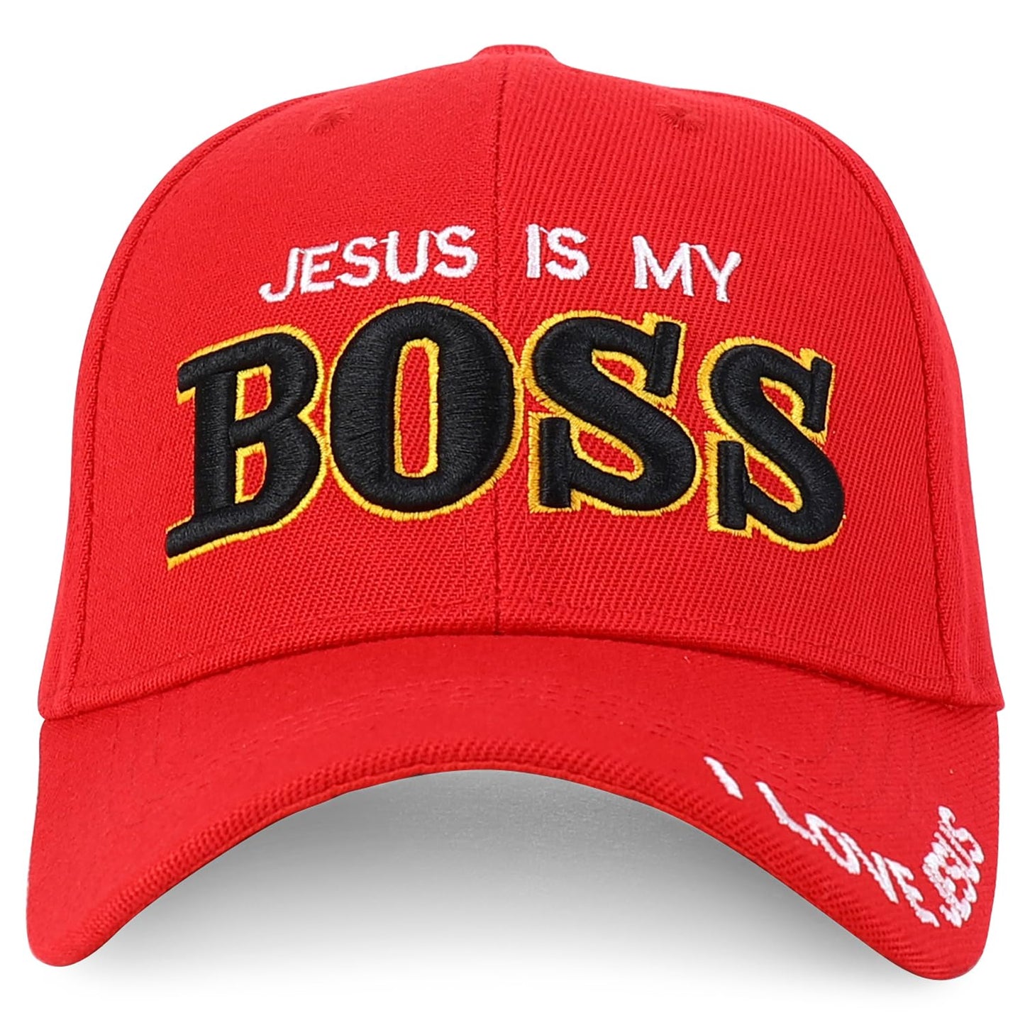 Jesus Praying Hand Embroidered Bold Faith Ball Cap