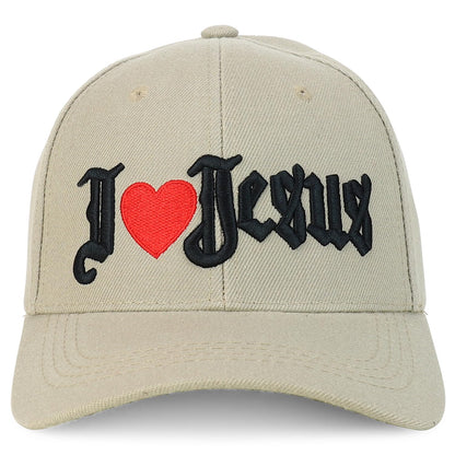 Jesus Praying Hand Embroidered Bold Faith Ball Cap