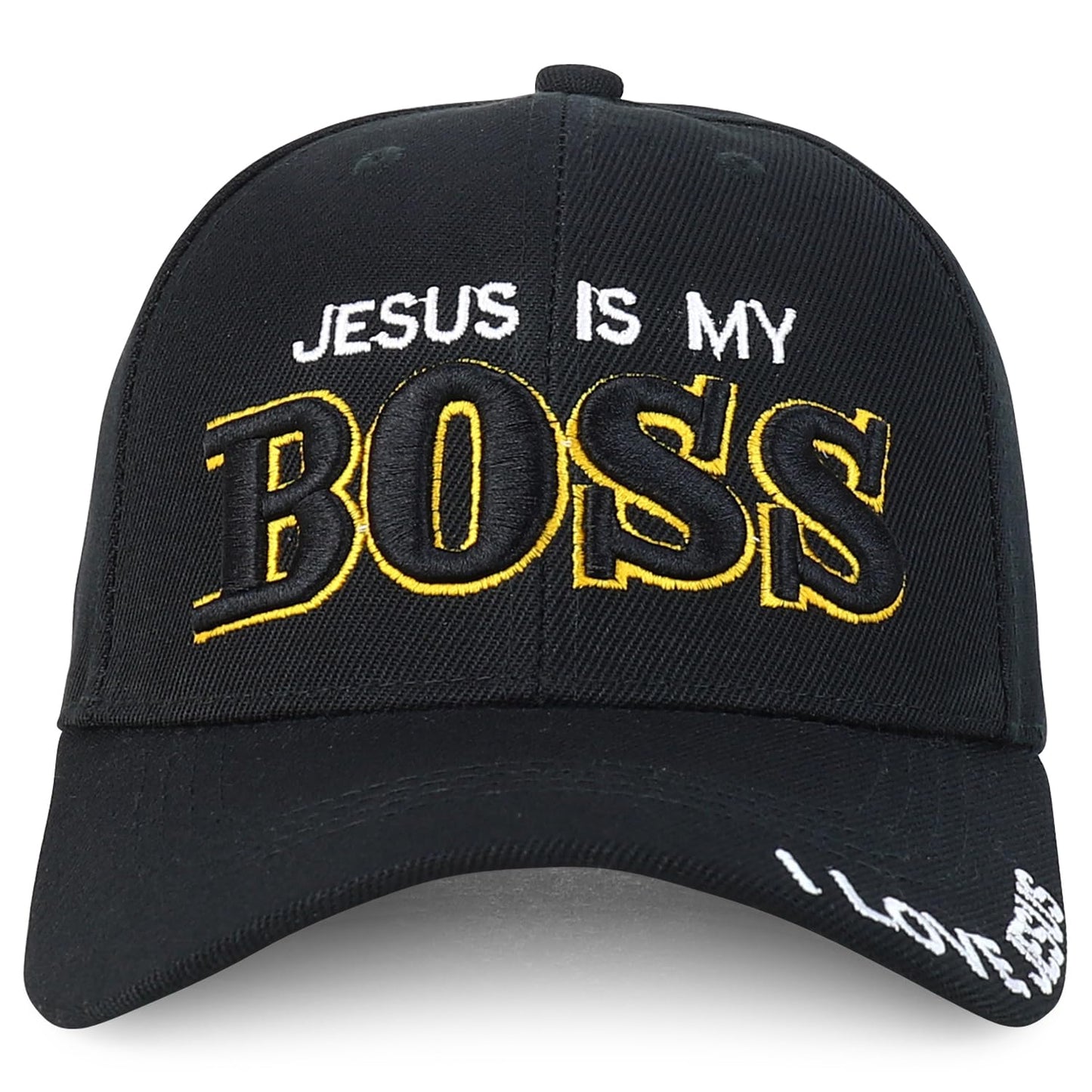 Jesus Praying Hand Embroidered Bold Faith Ball Cap