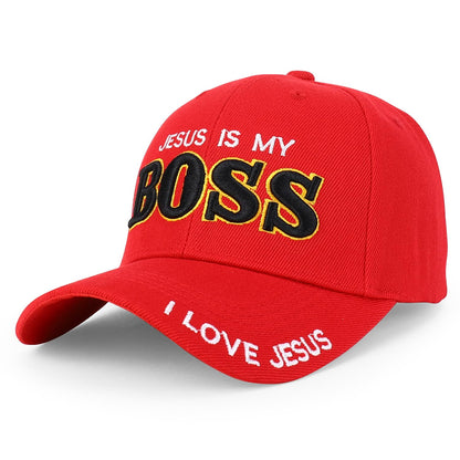 Jesus Praying Hand Embroidered Bold Faith Ball Cap