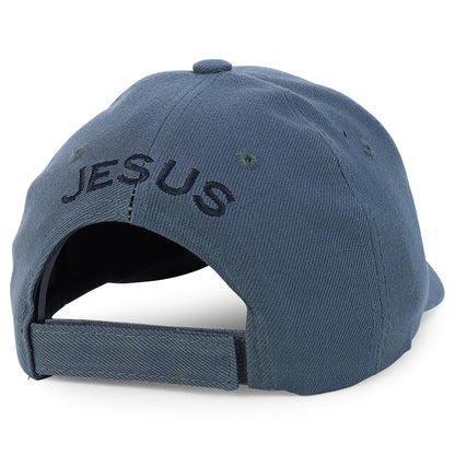 Jesus Praying Hand Embroidered Bold Faith Ball Cap