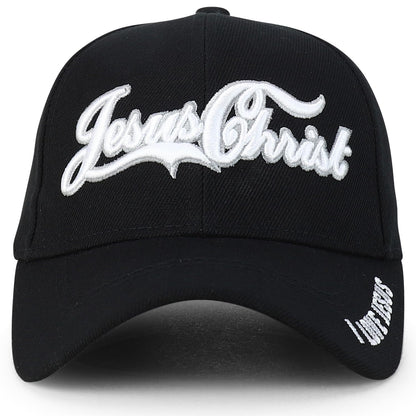 Jesus Praying Hand Embroidered Bold Faith Ball Cap