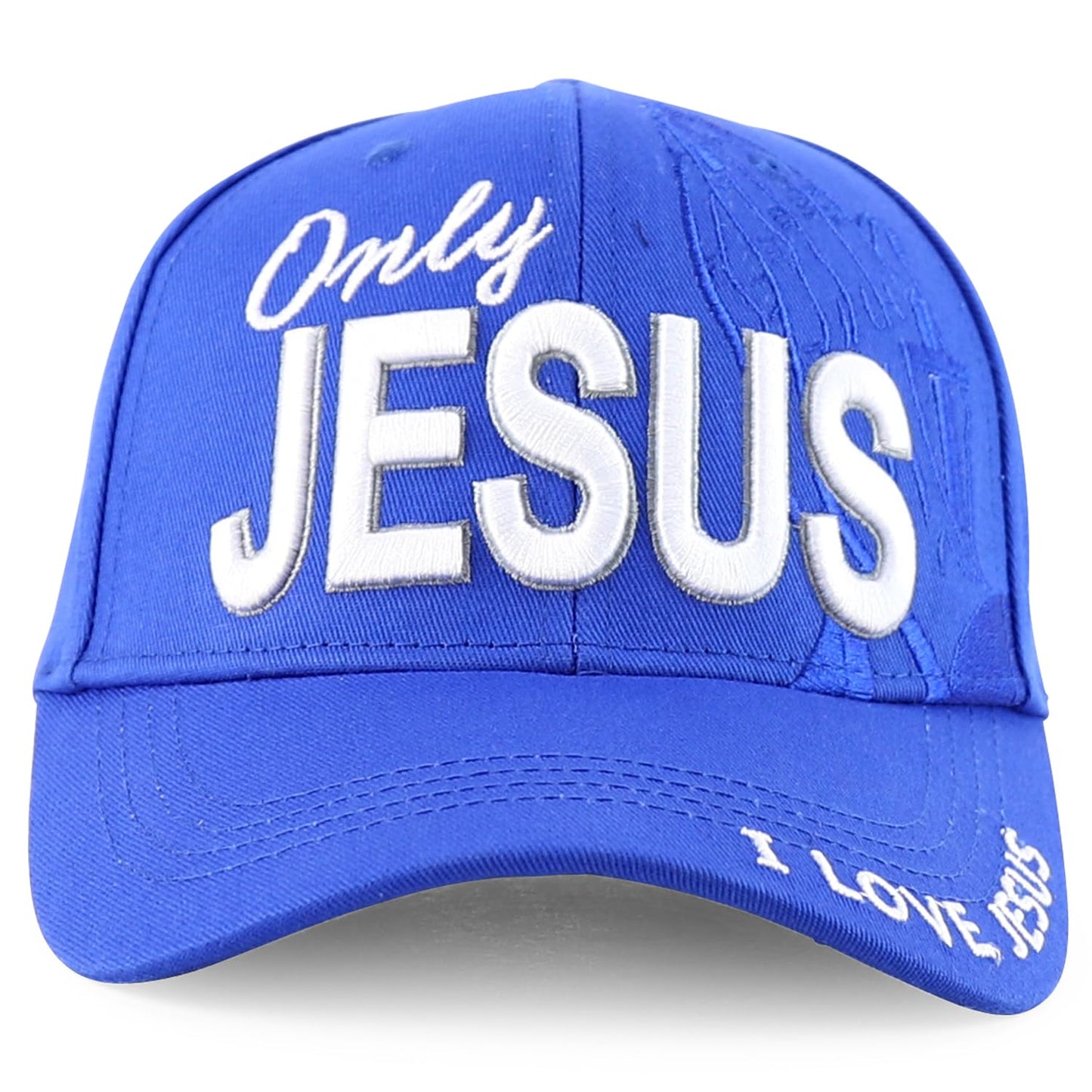 Jesus Praying Hand Embroidered Bold Faith Ball Cap