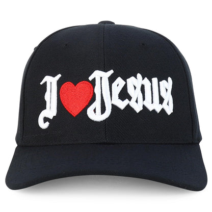 Jesus Praying Hand Embroidered Bold Faith Ball Cap