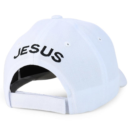 Jesus Praying Hand Embroidered Bold Faith Ball Cap