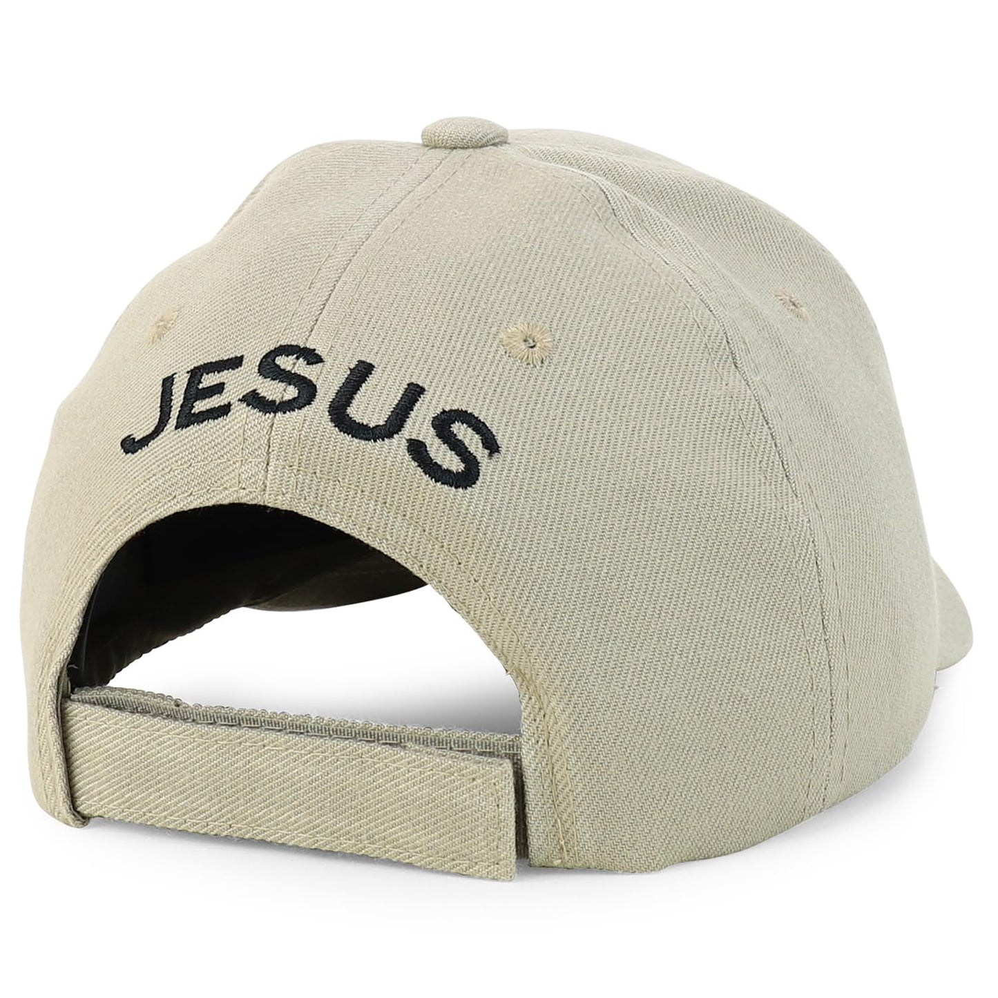Jesus Praying Hand Embroidered Bold Faith Ball Cap