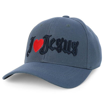 Jesus Praying Hand Embroidered Bold Faith Ball Cap