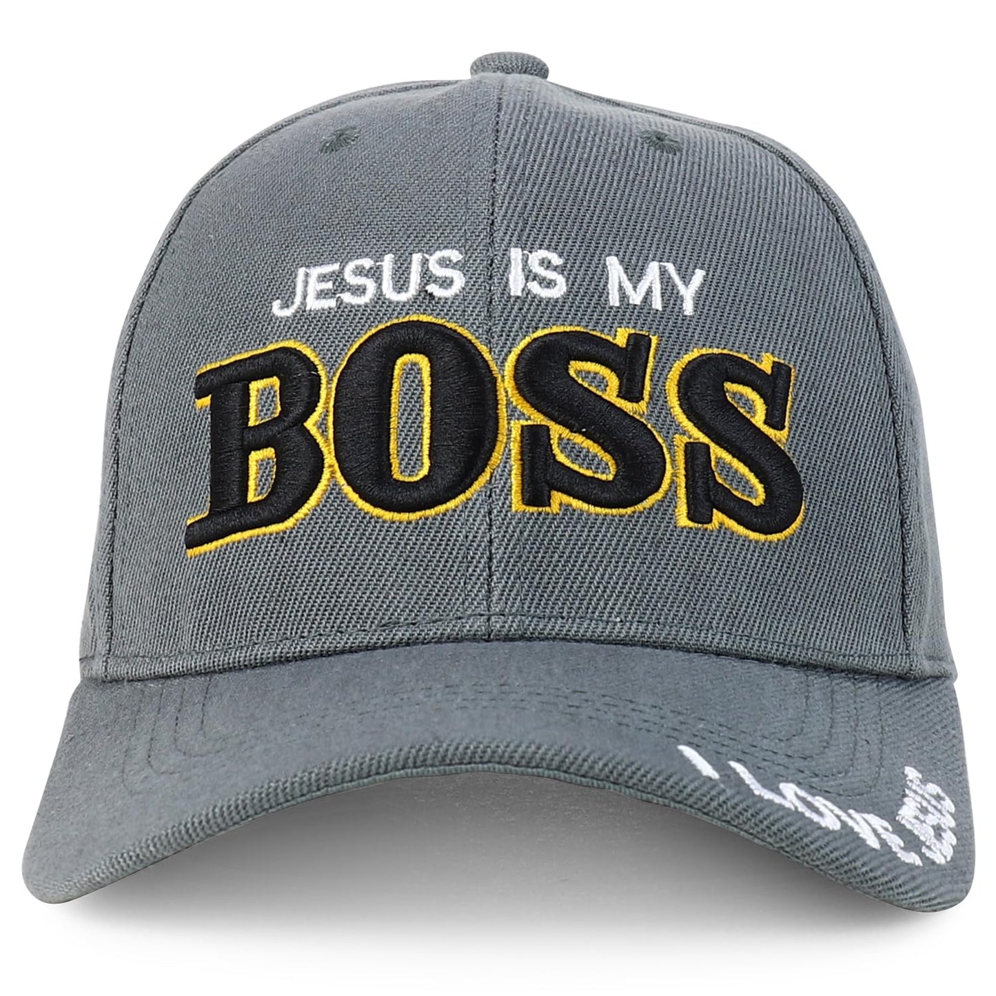 Jesus Praying Hand Embroidered Bold Faith Ball Cap