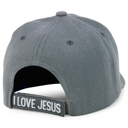 Jesus Praying Hand Embroidered Bold Faith Ball Cap