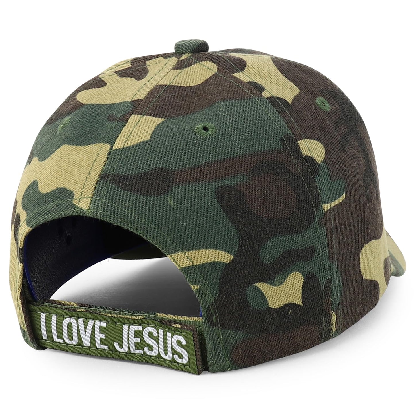 Jesus Praying Hand Embroidered Bold Faith Ball Cap