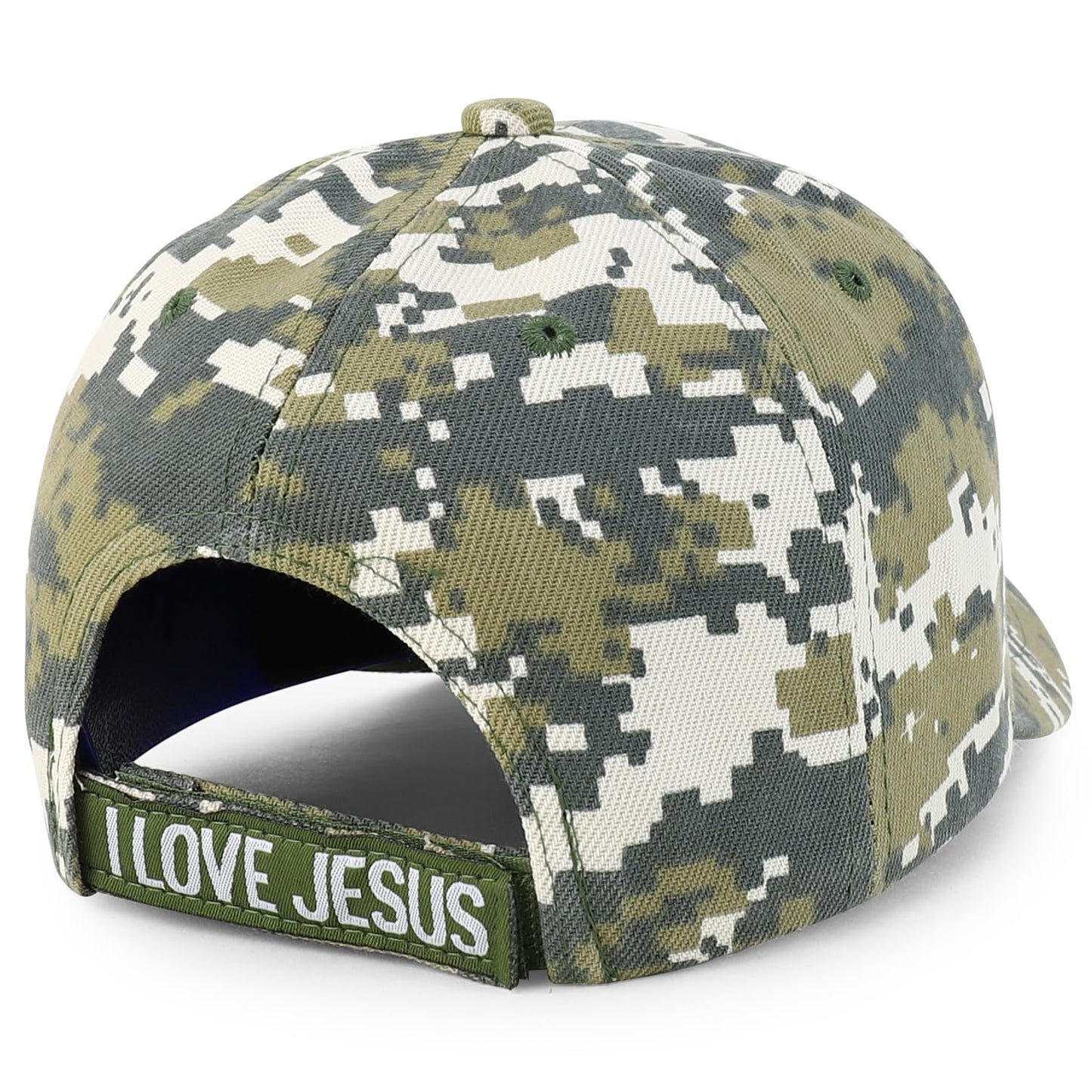 Jesus Praying Hand Embroidered Bold Faith Ball Cap