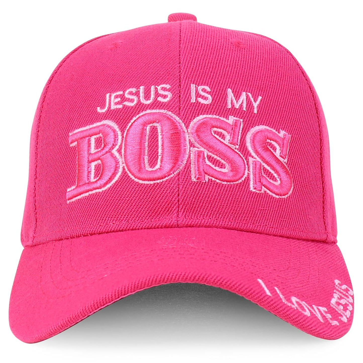 Jesus Praying Hand Embroidered Bold Faith Ball Cap