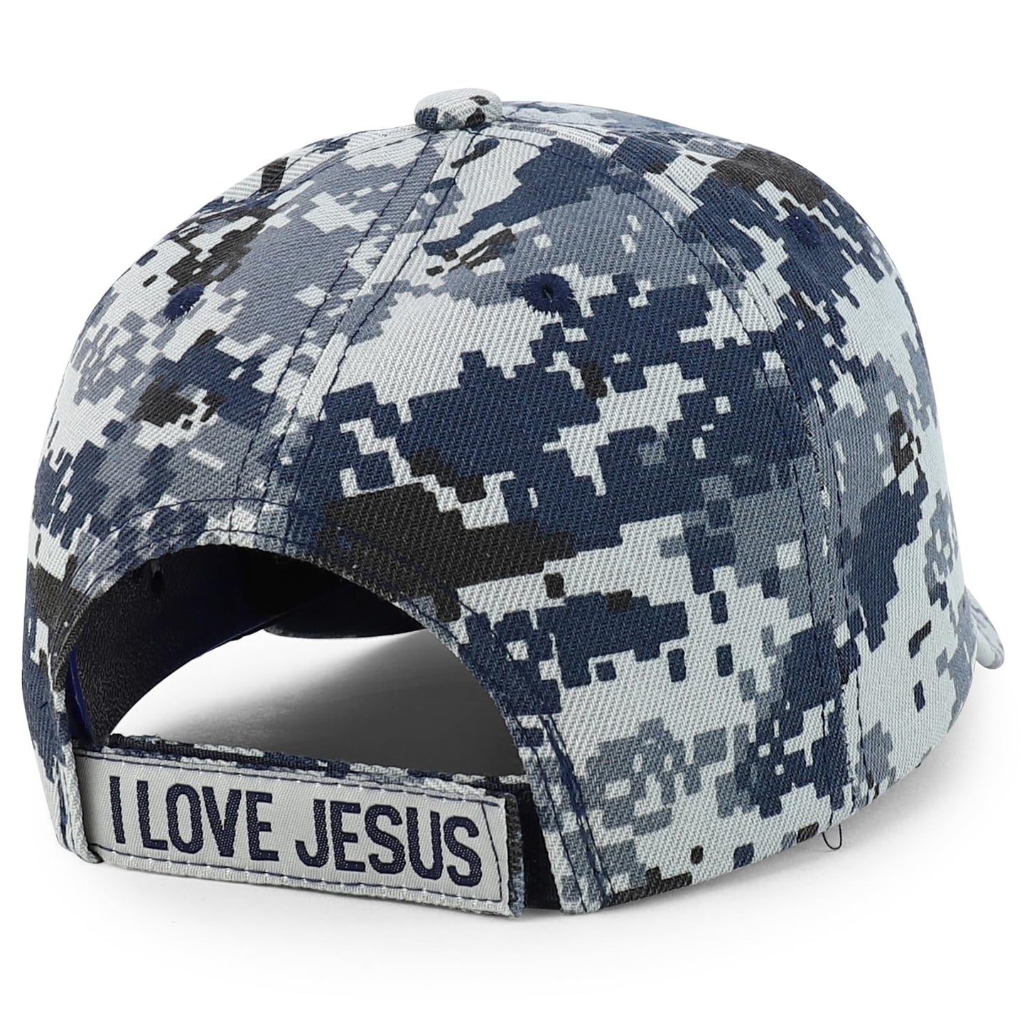 Jesus Praying Hand Embroidered Bold Faith Ball Cap