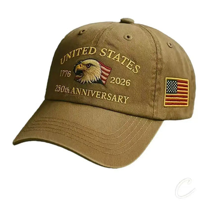 250th Anniversary USA Patriotic Unisex Baseball Cap