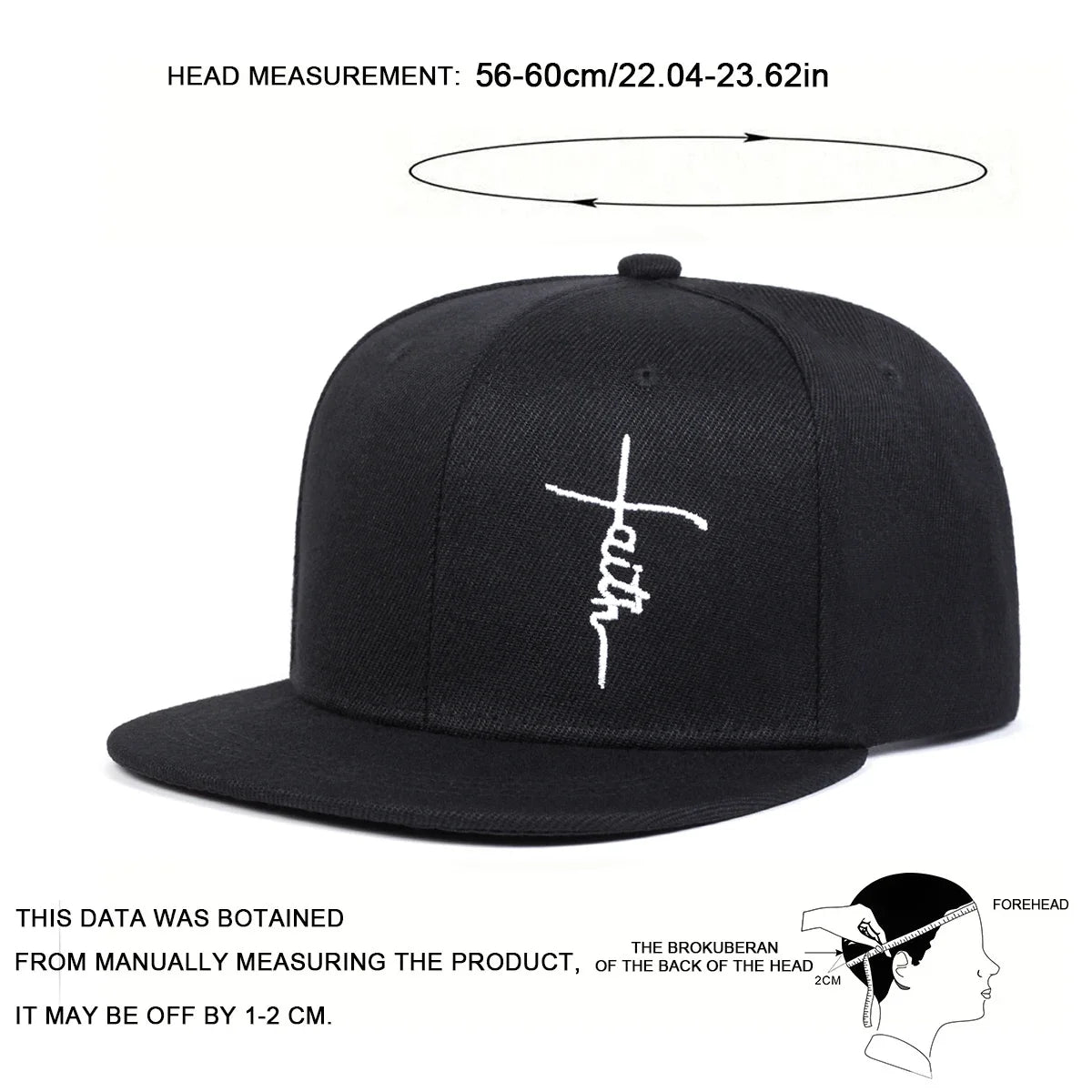 Men's Casual Wear Faith Hip Hop Cap