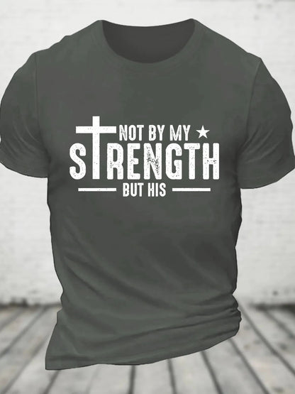 Faith Message Bible Verse Cotton T-shirt