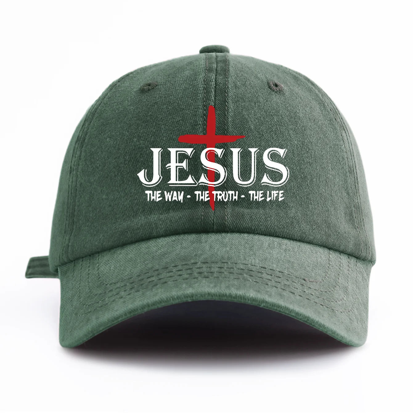 JESUS-The Way, The Truth, The Life” Print Cap