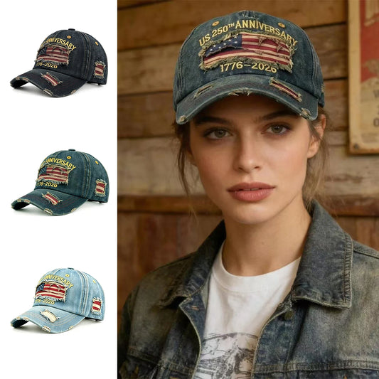 250th Anniversary Twill Denim Unisex Baseball Cap