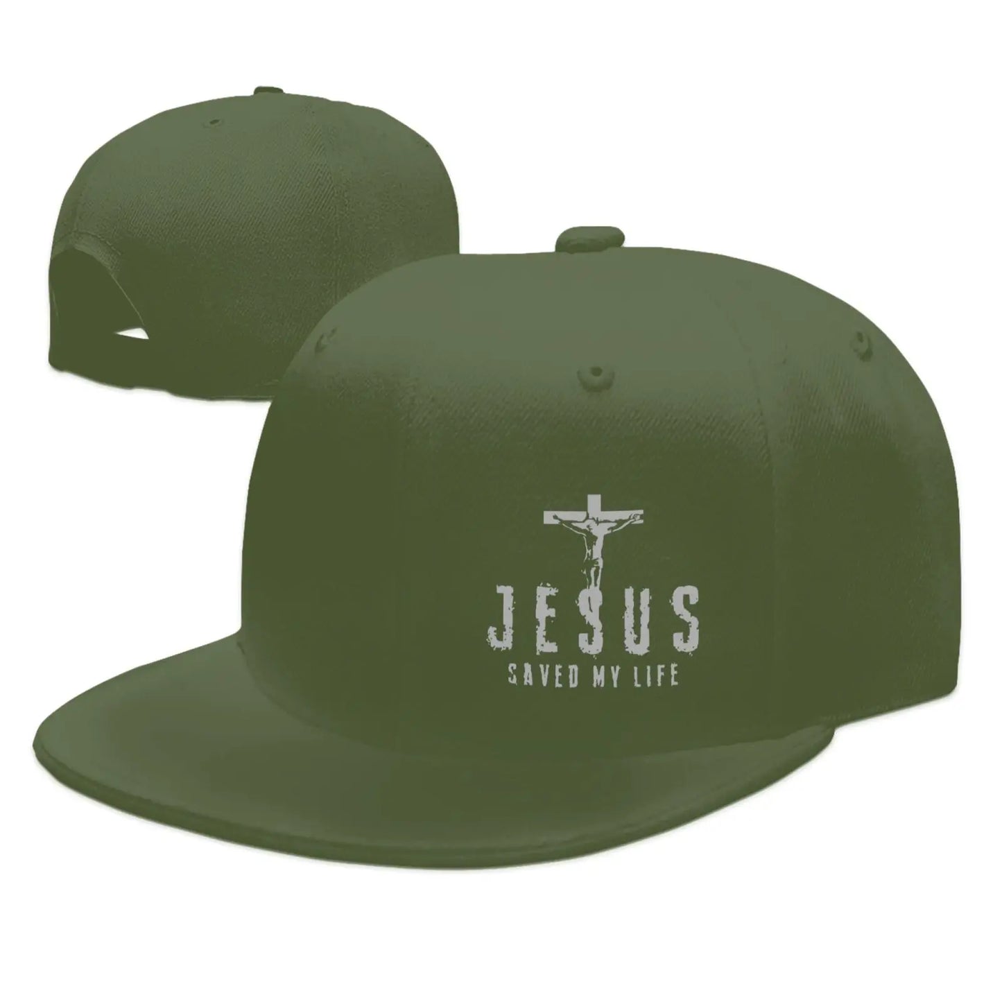Jesus Saved My Life Cross Cap For Men