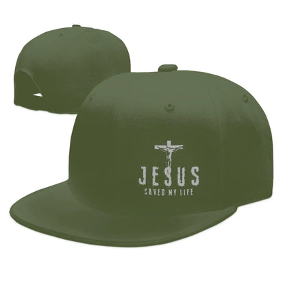 Jesus Saved My Life Cross Cap For Men