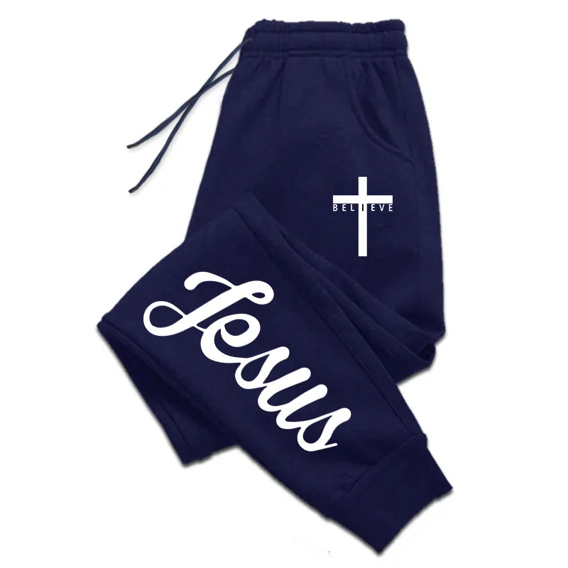 Men's Jesus Cross Comfort Sweatpants