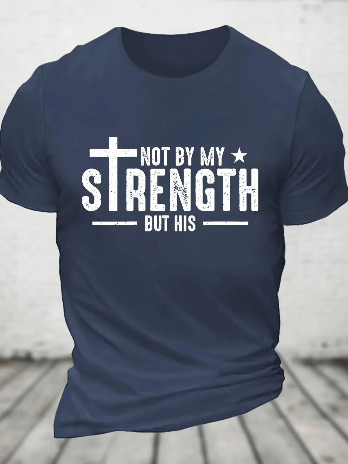 Faith Message Bible Verse Cotton T-shirt