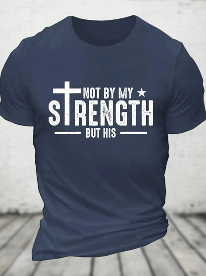 Faith Message Bible Verse Cotton T-shirt