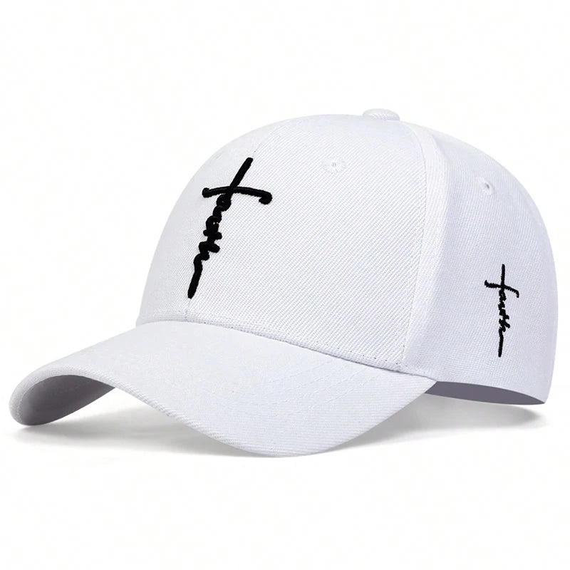 Fashion Faith Cross Embroidery Unisex Cap