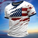 250th USA Anniversary Eagle Flag Men's Tee