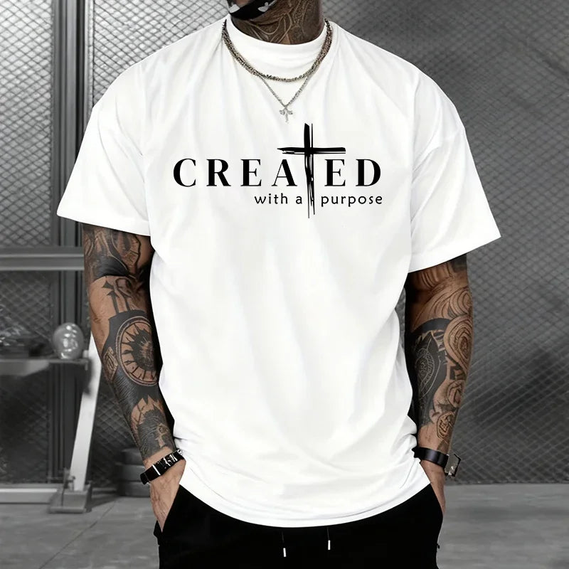 Created With a Purpose Men's Printed Tee