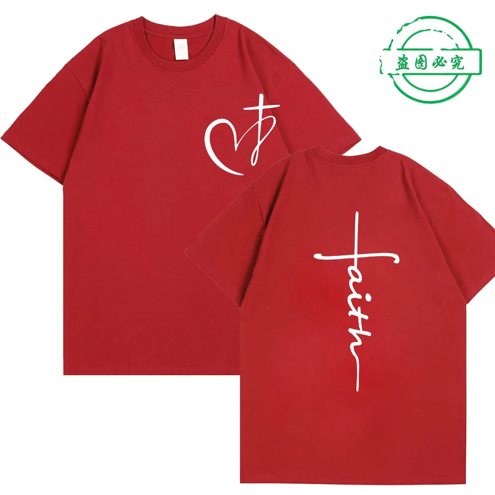 Men's Faith Cross Comfort Tee