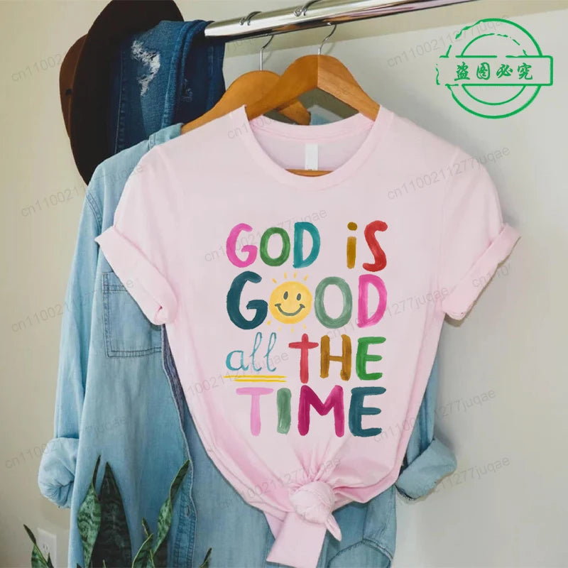 God Is Good Comfort Print Tee