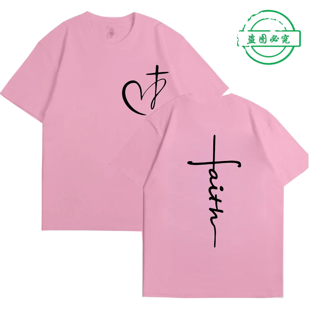 Men's Faith Cross Comfort Tee