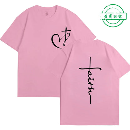 Men's Faith Cross Comfort Tee