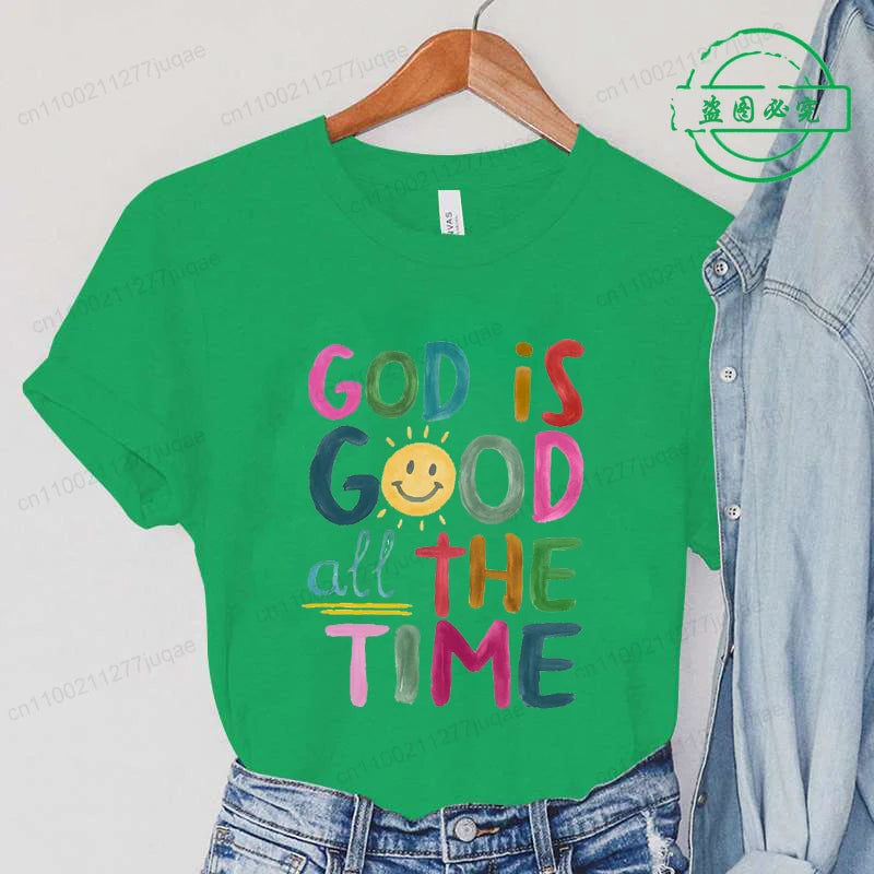 God Is Good Comfort Print Tee