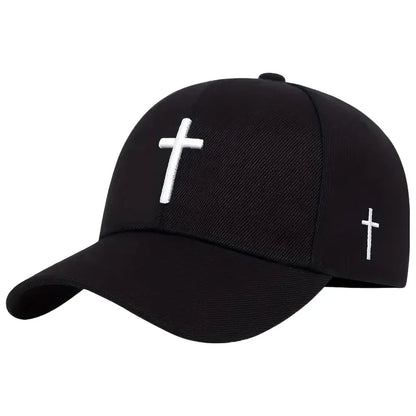 Faith Cross Embroidery Unisex cap