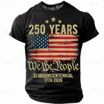 250th USA Anniversary Eagle Flag Men's Tee