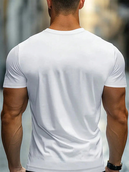 Men's Faith Cross Casual Cotton Tee