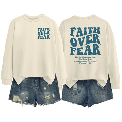"Faith Over Fear" Retro Sweatshirt
