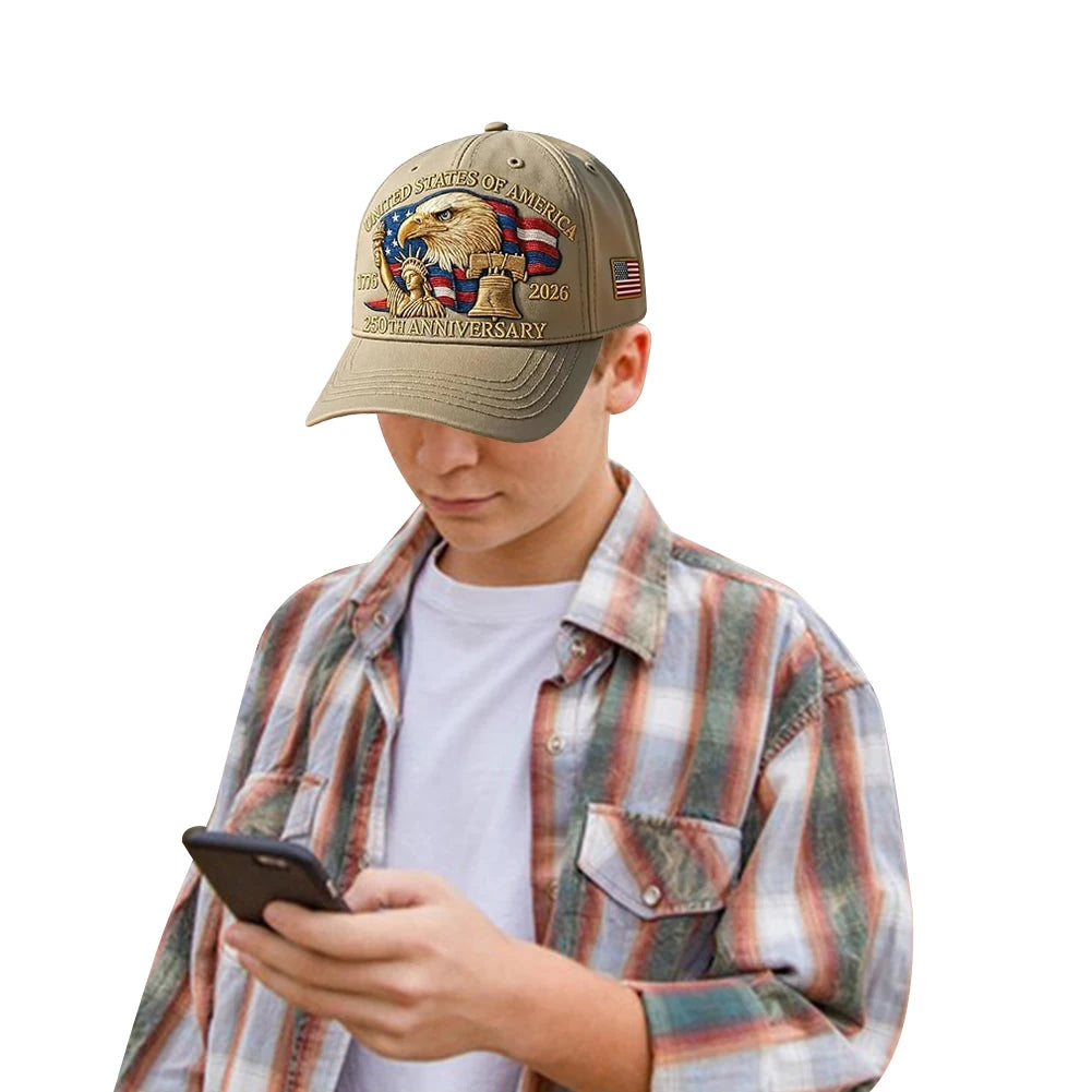 250th Anniversary USA Patriotic Unisex Cap