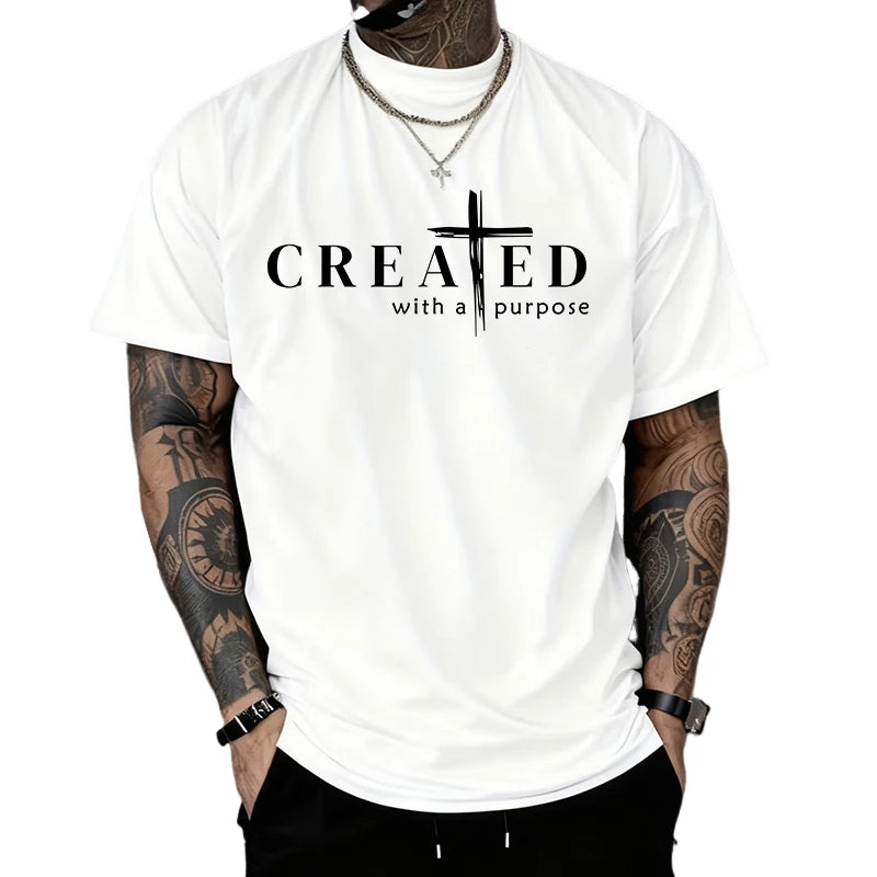 Created With a Purpose Men's Printed Tee