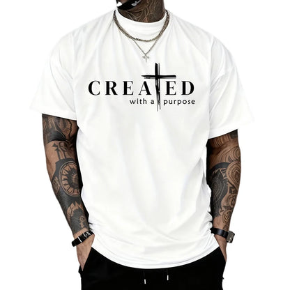 Created With a Purpose Men's Printed Tee